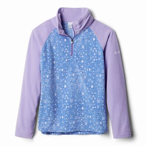 Columbia Glacial™ II Skinna Print Half Zip Flickor Lila/Blå (DMFTO6902)